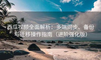 西瓜视频全面解析：多端同步、备份与迁移操作指南（进阶强化版）