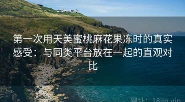 第一次用天美蜜桃麻花果冻时的真实感受：与同类平台放在一起的直观对比