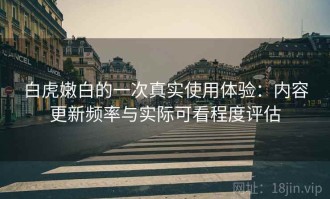 白虎嫩白的一次真实使用体验：内容更新频率与实际可看程度评估