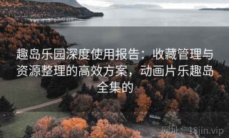 趣岛乐园深度使用报告：收藏管理与资源整理的高效方案，动画片乐趣岛全集的