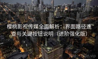 樱桃影视传媒全面解析：界面路径速查与关键按钮说明（进阶强化版）