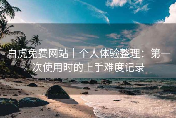 白虎免费网站｜个人体验整理：第一次使用时的上手难度记录