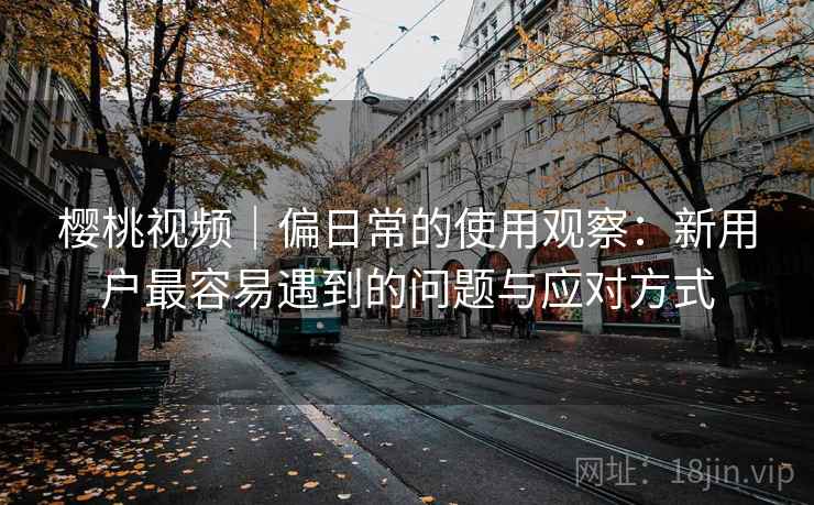樱桃视频｜偏日常的使用观察：新用户最容易遇到的问题与应对方式