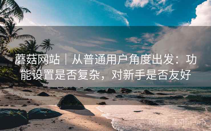 蘑菇网站｜从普通用户角度出发：功能设置是否复杂，对新手是否友好