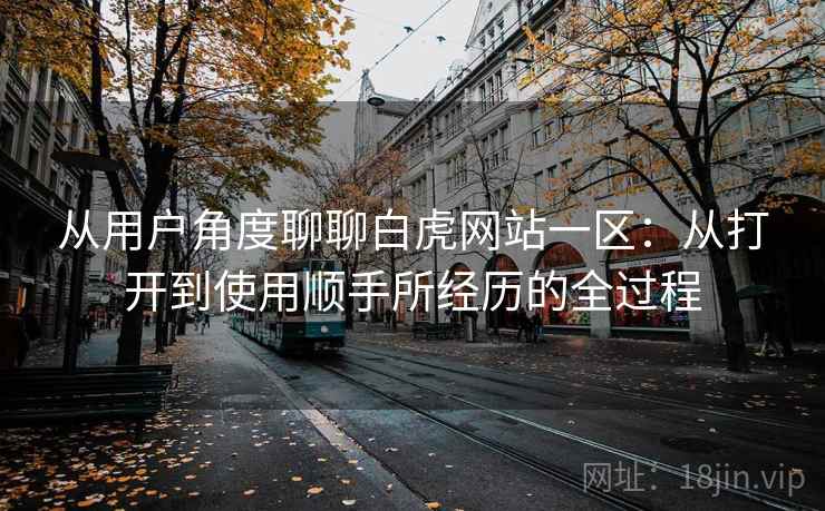 从用户角度聊聊白虎网站一区:从打开到使用顺手所经历的全过程 从用户角度聊聊白虎网站一区:从打开到使用顺手所经历的全过程