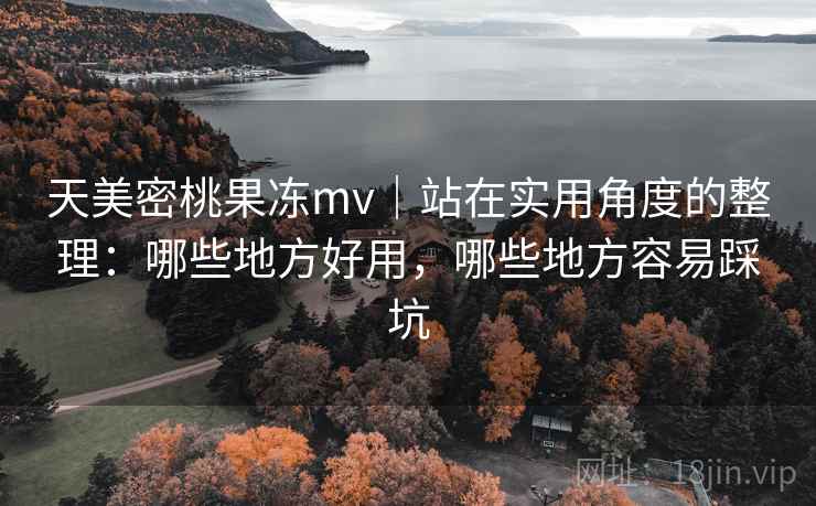 天美密桃果冻mv|站在实用角度的整理:哪些地方好用,哪些地方容易踩坑 天美密桃果冻mv|站在实用角度的整理:哪些地方好用,哪些地方容易踩坑