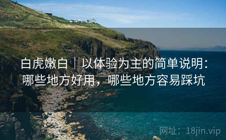 白虎嫩白|以体验为主的简单说明:哪些地方好用,哪些地方容易踩坑 白虎嫩白|以体验为主的简单说明:哪些地方好用,哪些地方容易踩坑